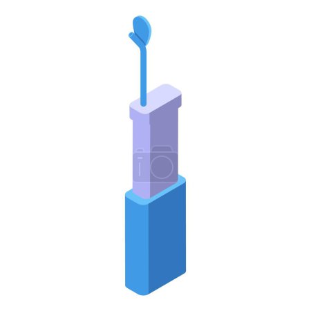 Illustration for Medical teeth irrigator icon isometric vector. Dental home. Tech care - Royalty Free Image