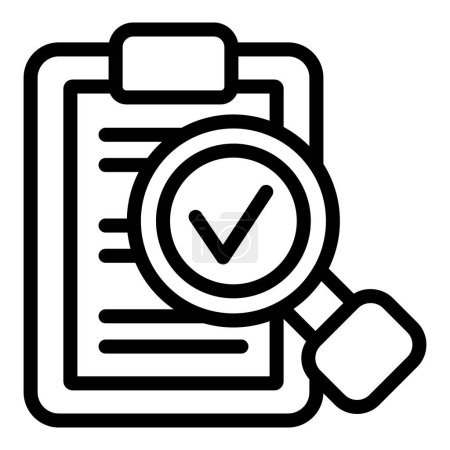 Illustration for Search dialect app icon outline vector. Mobile case. Speak app - Royalty Free Image