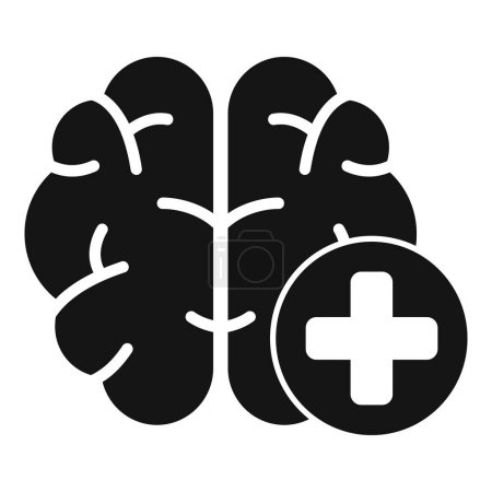 Healthy memory icon simple vector. Work health lost. Creative mind