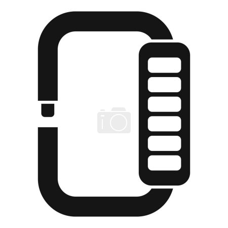 Ilustración de Accede icono pulsera vector simple. Robo de alto seguro. gesto de acceso - Imagen libre de derechos