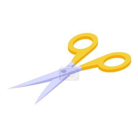 Illustration for Construction scissors icon isometric vector. Device equipment. Heating home - Royalty Free Image
