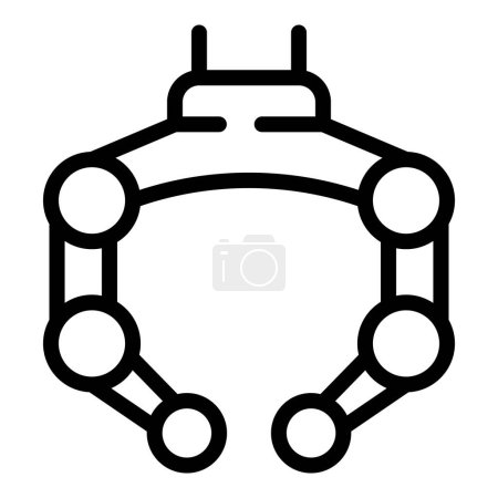 Illustration for Arcade robot icon outline vector. Robotic toy fun. Tool automatic - Royalty Free Image