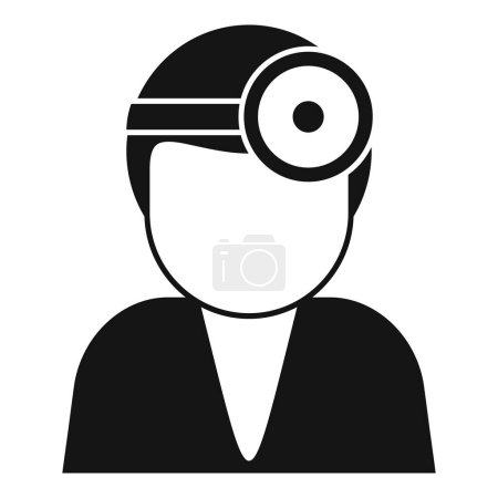 Hospital doctor icon simple vector. Care patient insurance. Clinic center room