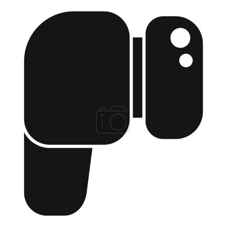 Noise plugs reduction icon simple vector. Safety gear audio. Listening stopper