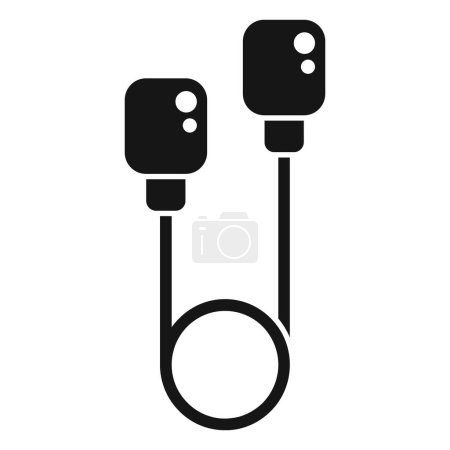 Ear plug equipment icon simple vector. Safety guard gear. Healthcare reduction