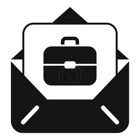 Mail info vacancy icon simple vecteur. Meilleure promotion. Les gens reprendre demandeur