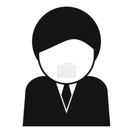 Top business candidate icon simple vector. Human promotion best. Professional career