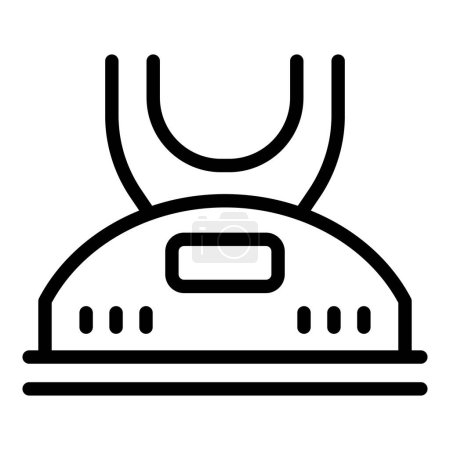 Range hood icon outline vector. Oven household device. Stove cookery ventilation appliance