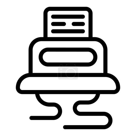 Cooker hood icon outline vector. Air kitchen purifier. Cookery ventilation system