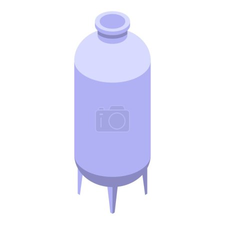 Ilustración de Icono de fabricación de jabón vector isométrico. Producción de cosméticos. Formulación de productos para el cuidado de la piel - Imagen libre de derechos