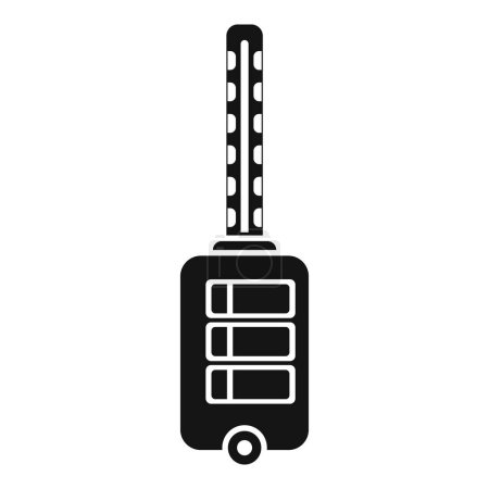 Illustration for Smart key control icon simple vector. Security device. Drive electronic safe - Royalty Free Image