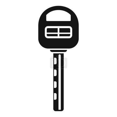 Smart Fahrzeugschlüssel Symbol einfachen Vektor. Elektronischer Zugang. Zündkoffer