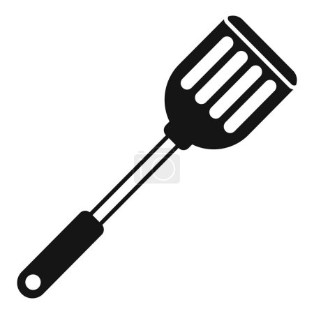 Shape Spatel Symbol einfacher Vektor. Haushaltsgeräte. Traditionelles Werkzeug