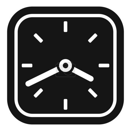 Term wall clock icon simple vector. Duration event. Agenda job period