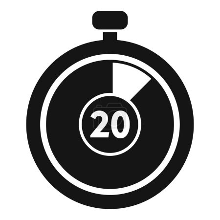 Stopwatch timer icon simple vector. Contract online length. Period arrow