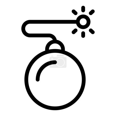 Startup development trouble icon outline vector. Crisis explosion. Crashed new project