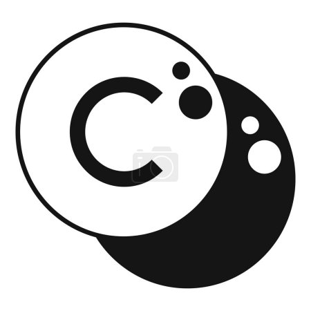Ilustración de El símbolo del equilibrio yin yang, un concepto tradicional de la filosofía china de la armonía. Equilibrio. Y la unidad en el taoísmo y la espiritualidad zen - Imagen libre de derechos