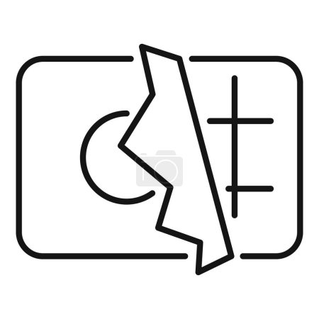 Vector illustration of a simple black and white clickable icon with a cursor and arrow for user experience and website development