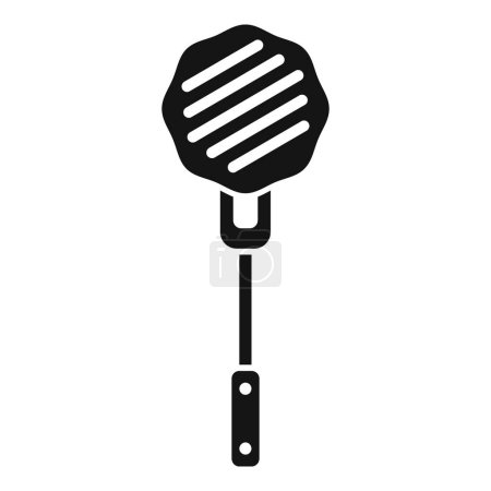 Vector illustration of a spatula silhouette, perfect for kitchenrelated designs