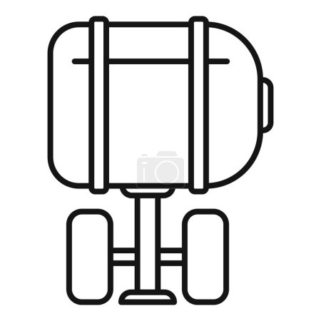 Black and white vector illustration of a modern studio microphone, perfect for icons or logos