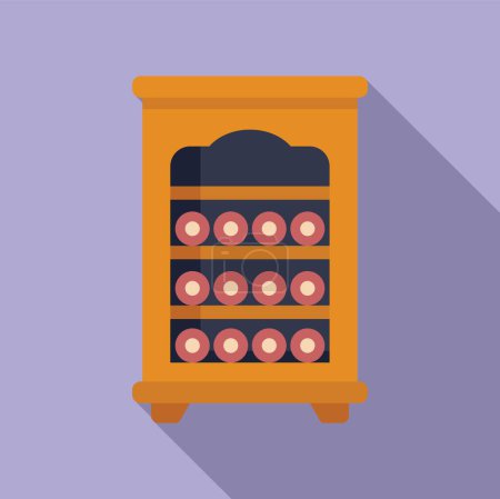 Illustration of a classic wooden abacus with beads, symbolizing traditional arithmetic on a purple backdrop