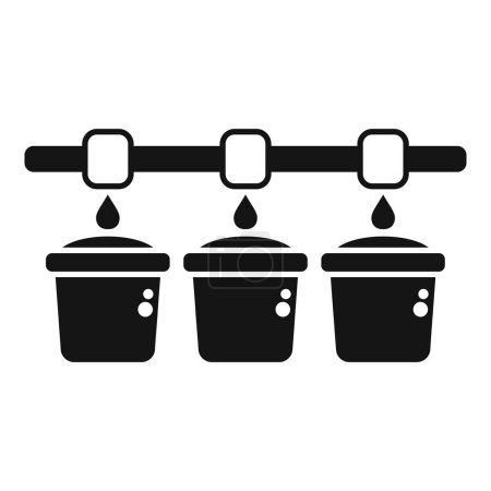 Modern and trendy drip coffee icon set with vector illustrations of droplets, espresso, and caffeine. Perfect for use in graphic design, web or app interfaces