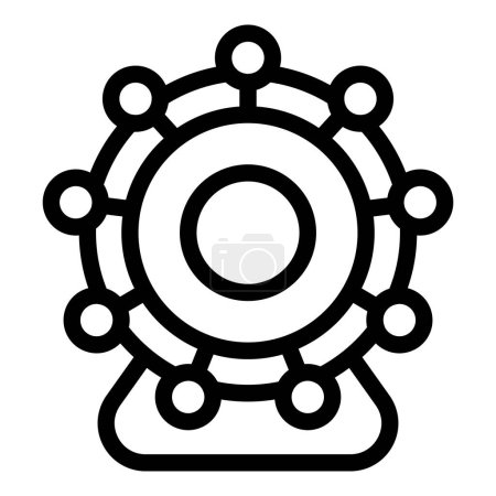 Nautical ship wheel icon for maritime steering and navigation in simple black and white vector graphic illustration design, isolated art. Perfect for logos, clipart, and emblem use