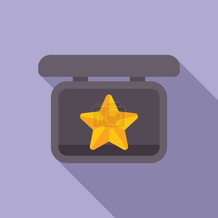Open box containing a bright shining star, representing achieving a goal or receiving recognition