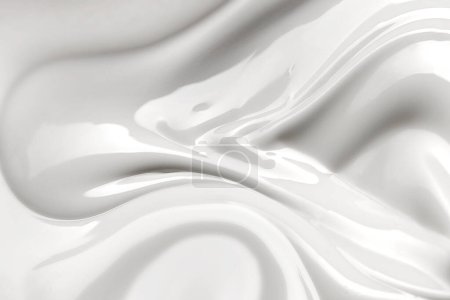Beauty cream texture. Cosmetic lotion background. Creamy skincare product closeup.