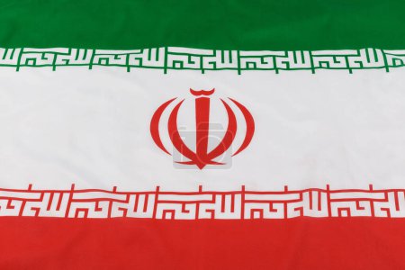 Photo for The flag of the Islamic Republic of Iran isolated with copy space - Royalty Free Image