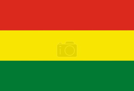 Foto de Una ilustración de la bandera de Bolivia conocida oficialmente como Estado Plurinacional de Bolivia con espacio para copias - Imagen libre de derechos