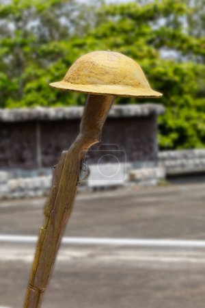 Foto de Estatua que representa todos los sacrificios del pueblo filipino durante la batalla de la isla de Corregidor durante la Segunda Guerra Mundial - Imagen libre de derechos