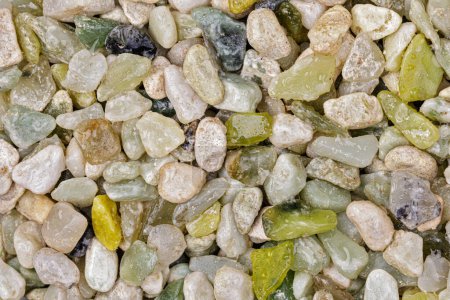 Photo for Close up of smooth and colorful pebbles with copy space - Royalty Free Image
