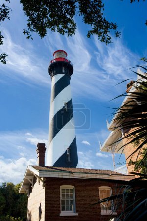 Photo for St. Augustine Lighthouse in St Augustine Beach Florida USA - Royalty Free Image
