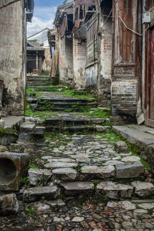 Téléchargez les photos : Vues sur Xiongcum Ancient Village près de Guilin dans la région autonome de Guangxi Zhuang au sud-ouest de la Chine, Asie de l'Est - en image libre de droit