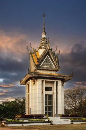 Photo for Choeung Ek is the site of a former orchard and Chinese graveyard and is the best-known of the sites known as The Killing Fields, Phnom Penh, Cambodia, Southeast Asia - Royalty Free Image
