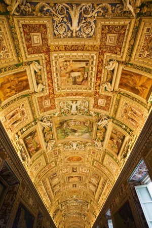 Foto de Dentro del mundialmente famoso Museo Vaticano Ciudad del Vaticano Italia, Europa - Imagen libre de derechos