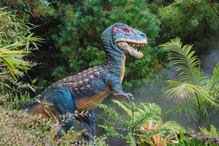 Foto de JuvenileTyrannosaurus Rex from the late Cretaceous period. Llega a una longitud de 40 pies y pesa hasta 6 toneladas. Estados Unidos, London - Imagen libre de derechos