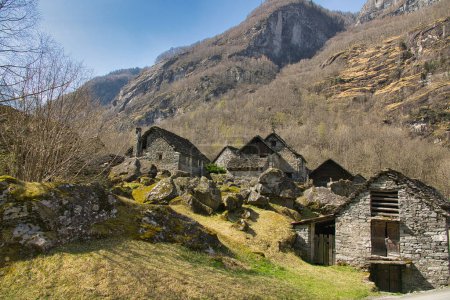 Photo for Stone villages in the Switzerland - Royalty Free Image