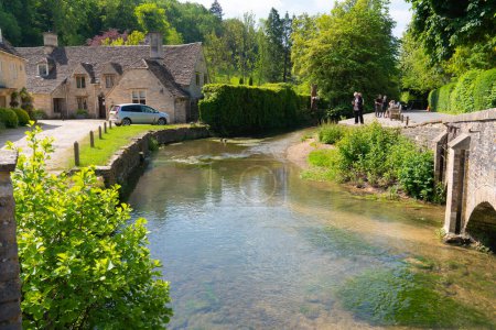 Photo for Castle Combe river in beautiful village Wiltshire, England, UK on Wednesday 24th May 2023 - Royalty Free Image