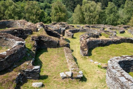 Castro de Coanha, archäologische Stätte aus der Eisenzeit. Asturien, Spanien.