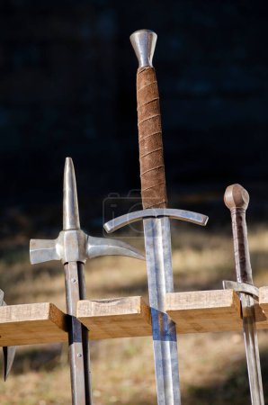 medieval swords for historical reenactment props