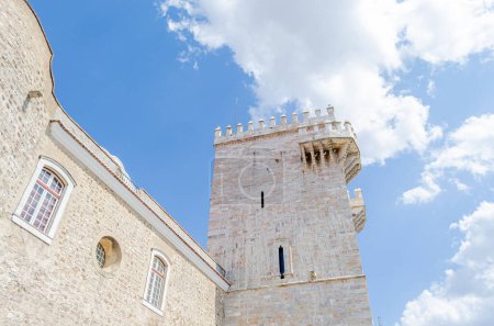 Teilansicht der Burg von Estremoz, einem mittelalterlichen Dorf im Alentejo. Portugal