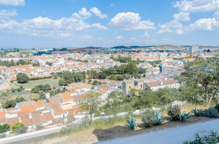 Cityscape of historic medieval village of Estremoz, Alentejo. Portugal