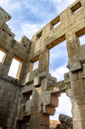 Innenraum des Centum Cellas, eines antiken römischen Gebäudes in der Nähe von Belmonte. Portugal