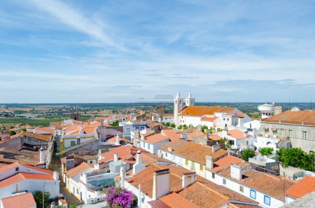 Blick auf das mittelalterliche Dorf Avis, Alentejo. Portugal.
