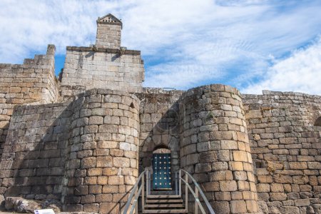Mauer der mittelalterlichen Stadt Ribadavia, Provinz Ourense. Galicien. Spanien