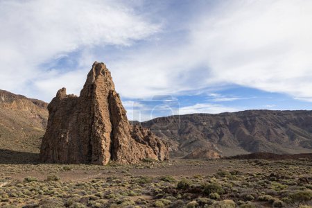 Formaciones rocosas en el Llano de Ucanca, Parque Nacional del Teide, Tenerife, Islas Canarias