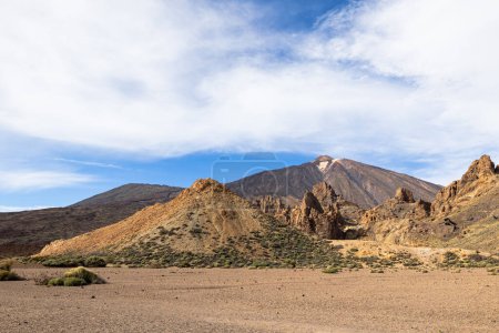Formaciones rocosas en el Llano de Ucanca, Parque Nacional del Teide, Tenerife, Islas Canarias