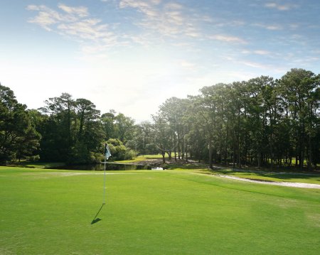 Photo for Golf course green in Oak Island , Brunswick County, North Carolina - Royalty Free Image